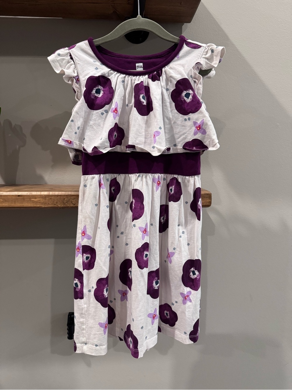 Limited Edition: Tea Collection Bolivia Blooms Collection Ruffle Dress Size 6